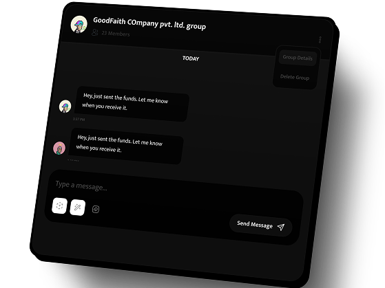 Chatroom Mockup